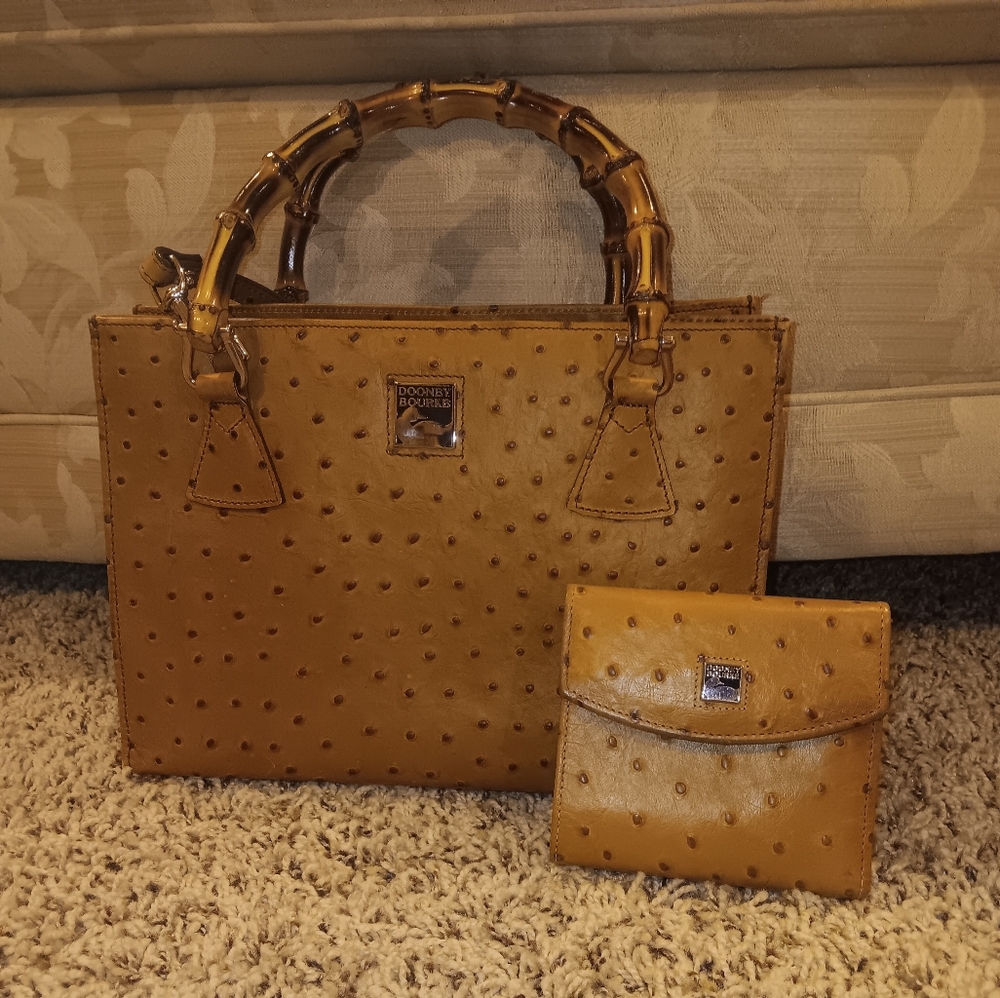 Vintage ostrich dooney & bourke
